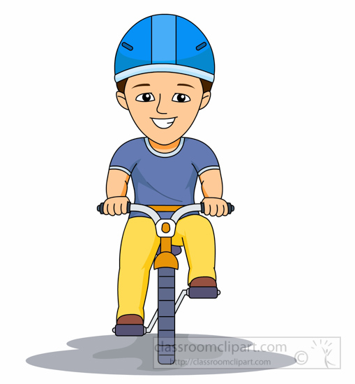free clip art child riding bicycle - photo #36