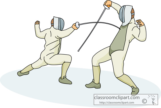 fencing sport clipart - photo #2