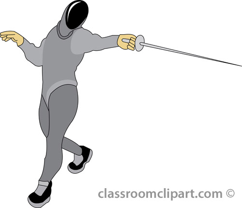 fencing sport clipart - photo #20