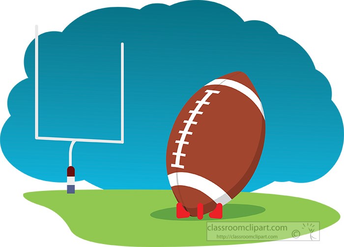 free clipart football goal posts - photo #35