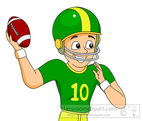 football quarterback clipart - photo #13