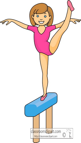 free clipart gymnastics girl - photo #2