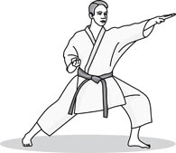 Free Sports - Karate Clipart - Clip Art Pictures - Graphics - Illustrations
