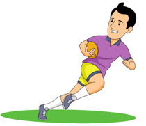 Image result for rugby clipart