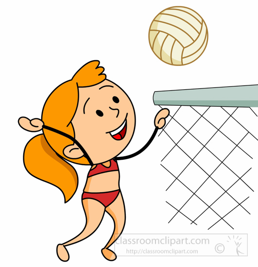 volleyball girl clipart - photo #25