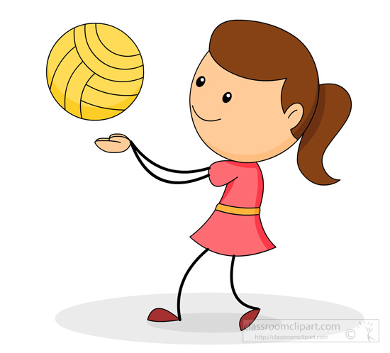 play volleyball clipart - photo #15