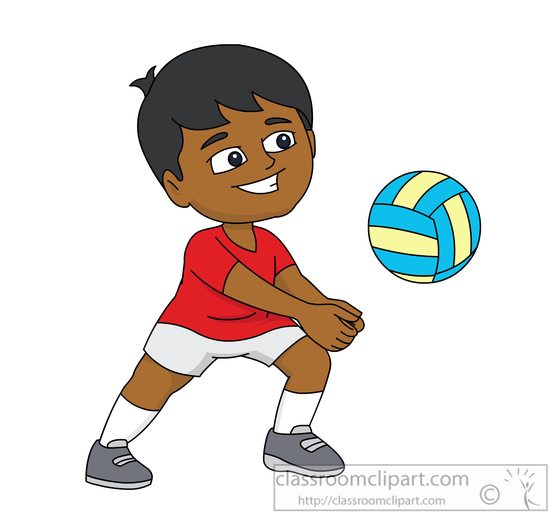 free animated volleyball clipart - photo #45