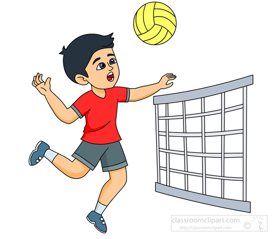 play volleyball clipart - photo #17