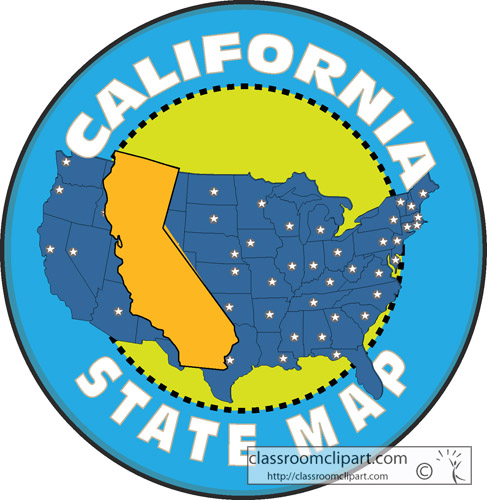 free clipart map of california - photo #45