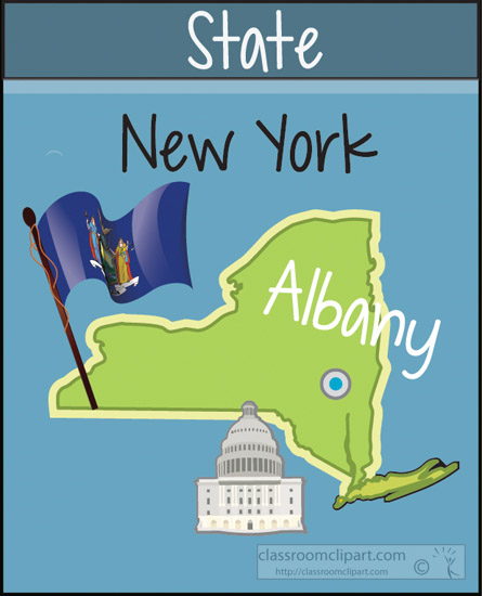 new york state map clipart - photo #15