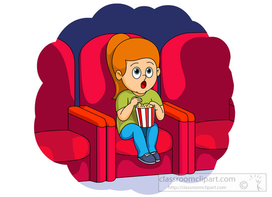 clipart watching movies - photo #14