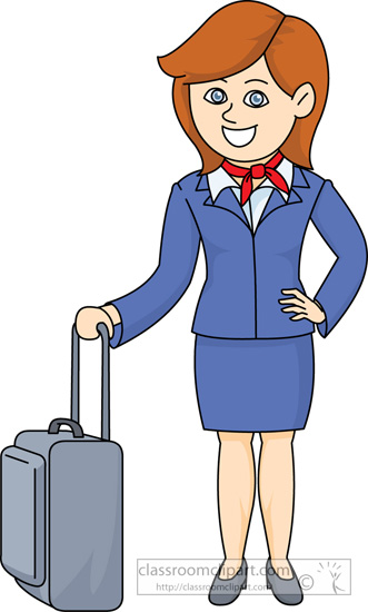 free clipart flight attendant - photo #4