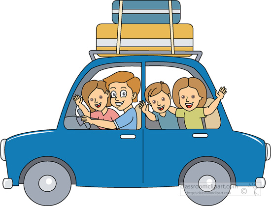 clipart family in car - photo #24