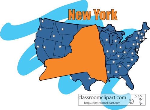new york state map clipart - photo #25