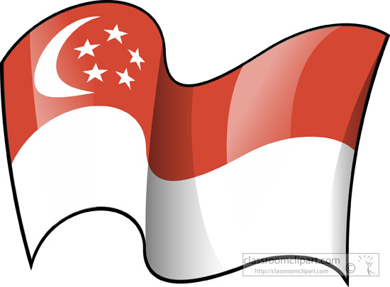 clipart singapore flag - photo #7