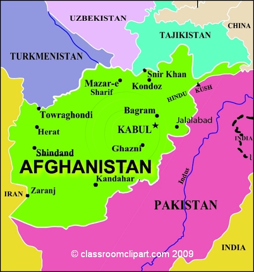 clipart afghanistan map - photo #35