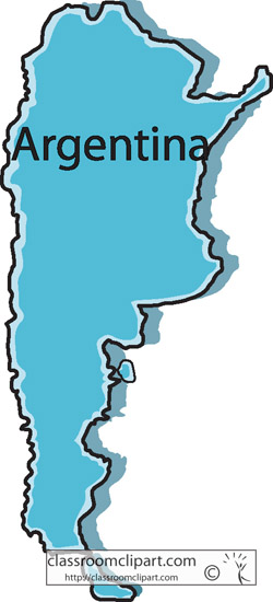 clipart map of argentina - photo #6