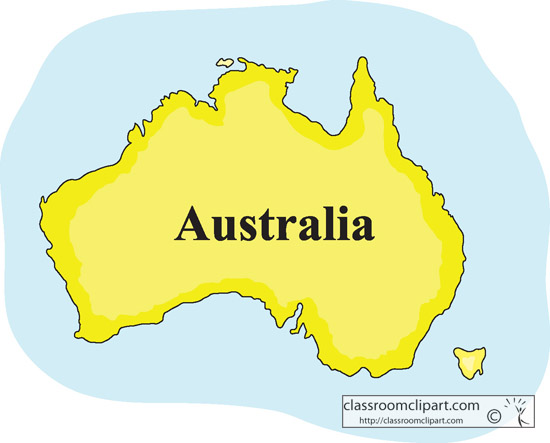 clipart map of australia - photo #42