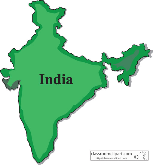 clipart of indian map - photo #8