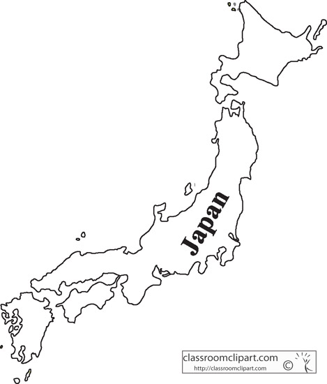 clipart map of japan - photo #41