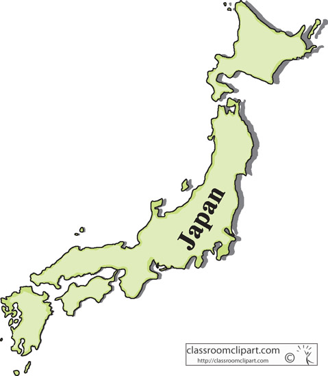 clipart map of japan - photo #5