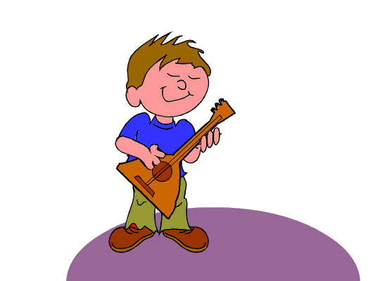 Music Animated Clipart-Playing Guitar Animation