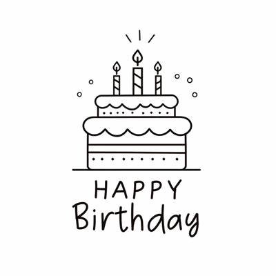 Happy Birthday Cake Animated
