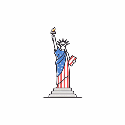 Animated Statue of Liberty
