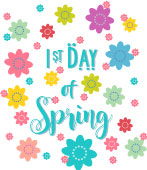 first day of spring Clip art