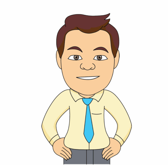 angry man animated clipart