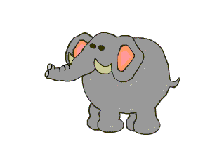 elephant animated gif