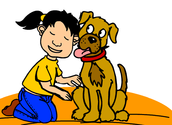 Girl and Dog Animation