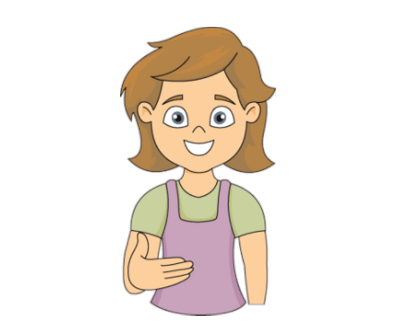 sign language welcome animation