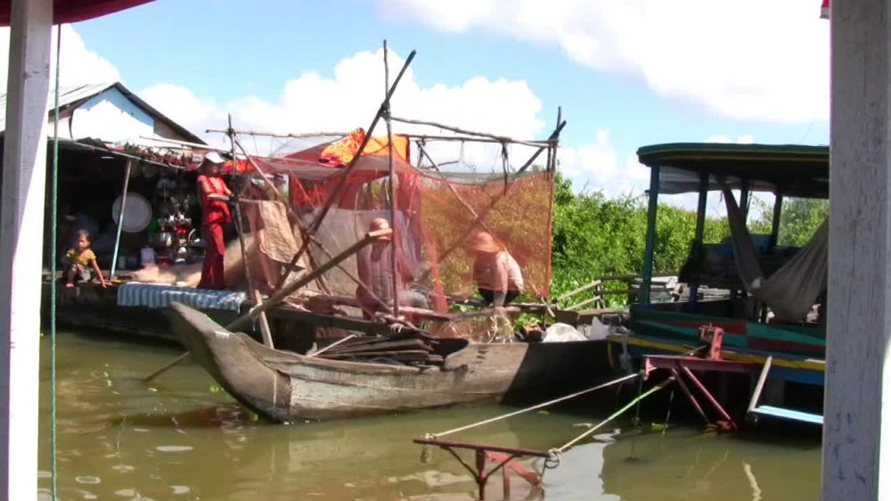 life in the cambodia river
