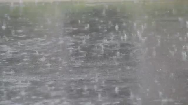 rain drops in street video