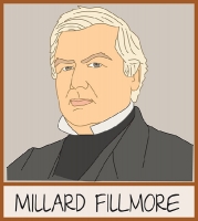 13th president millard fillmore clipart graphic image