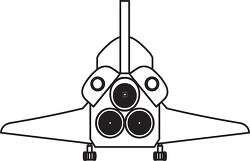 175 aircraft black white outline clipart