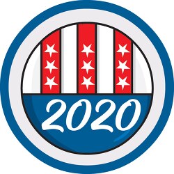 2020 vote pin clipart