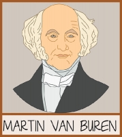 8th president martin van buren clipart graphic image