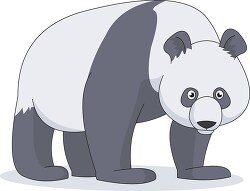 adult panda clipart