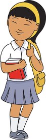 aisan student wearing school uniform 1015