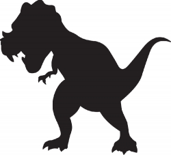 albertosaurus dinosaur silhouette clipart
