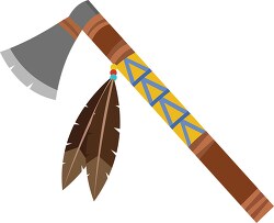 american indian tomahawk clipart