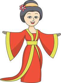 ancient china female wearing robe