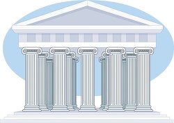 ancient greece temple clipart