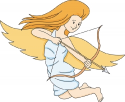 angel with bow and arrow