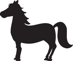 animal horse silhouette