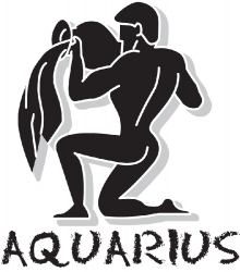 aquarius shoroscope silhouette