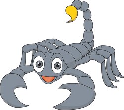 arachnid scorpion cartoon style