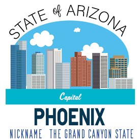 arizona state capital pheonix nickname grand canyon state clipar
